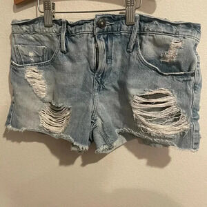 Black Orchid denim grunge shorts size‎ 25